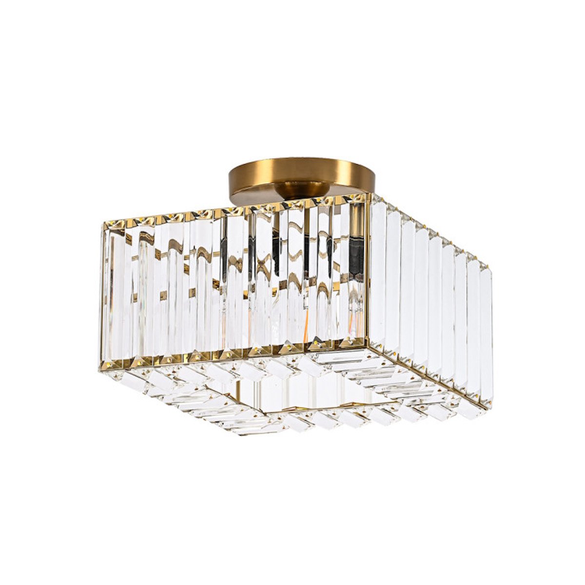 Light Prestige Vetro mennyezet 1x15 W arany LP-2910/1C GD square