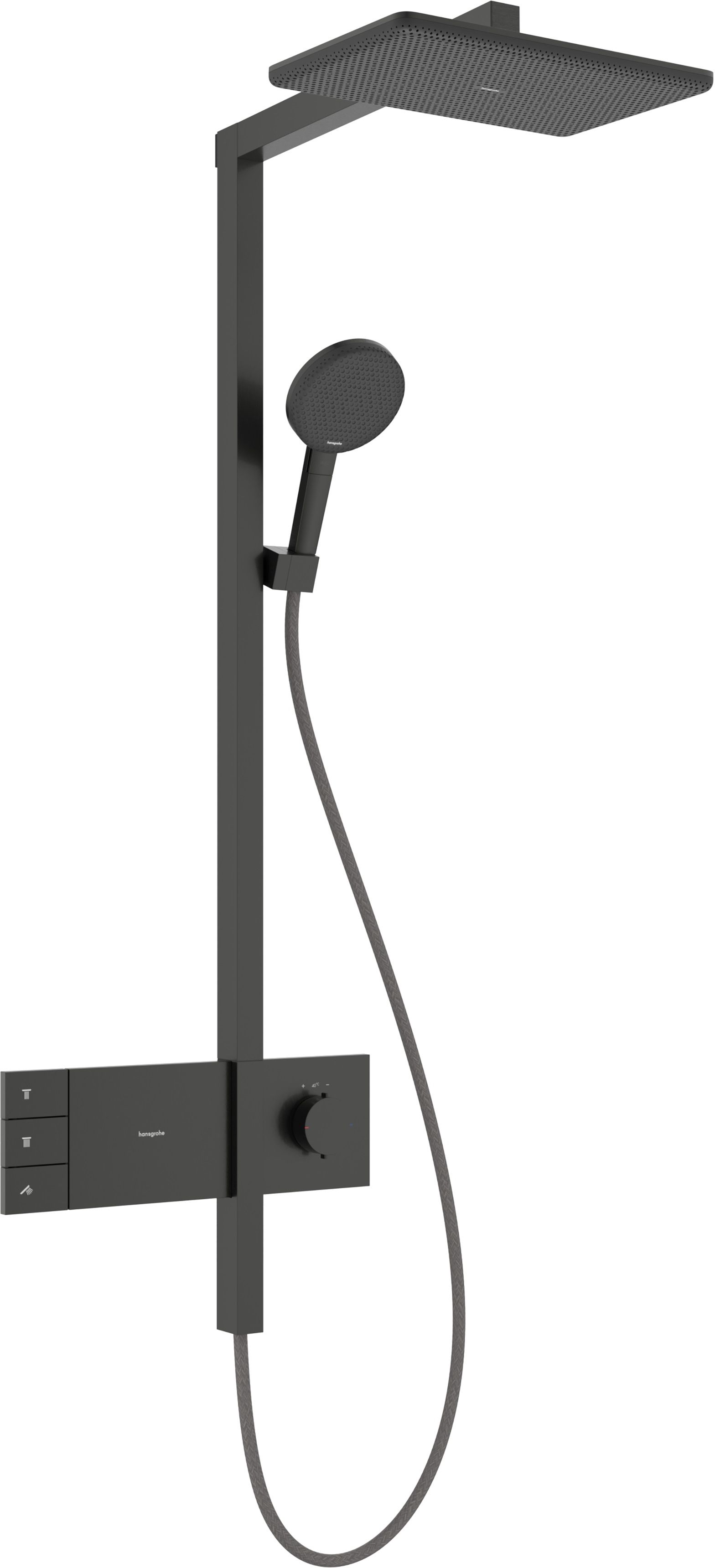 Hansgrohe Raindance Alive Q zuhany készlet fal termosztáttal trópusi zuhany opcióval || 24591340