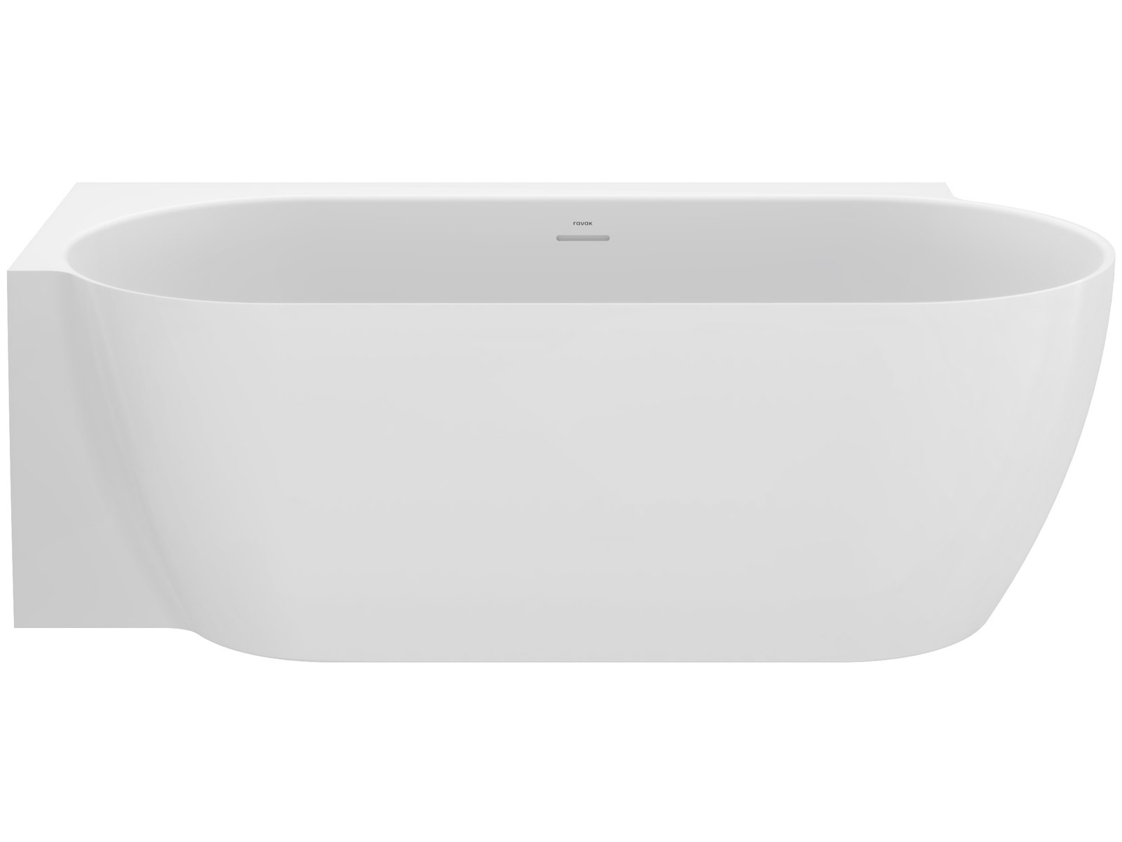 Ravak Freedom Corner II Tec sarokkád 175x86 cm ovális kétszínű CC91A00000