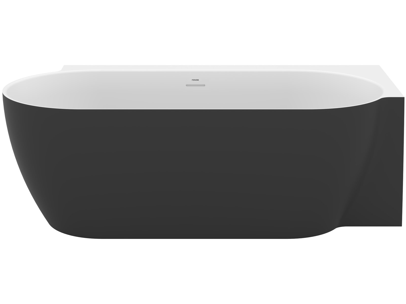 Ravak Freedom Corner II Tec sarokkád 175x86 cm ovális kétszínű CC81700000