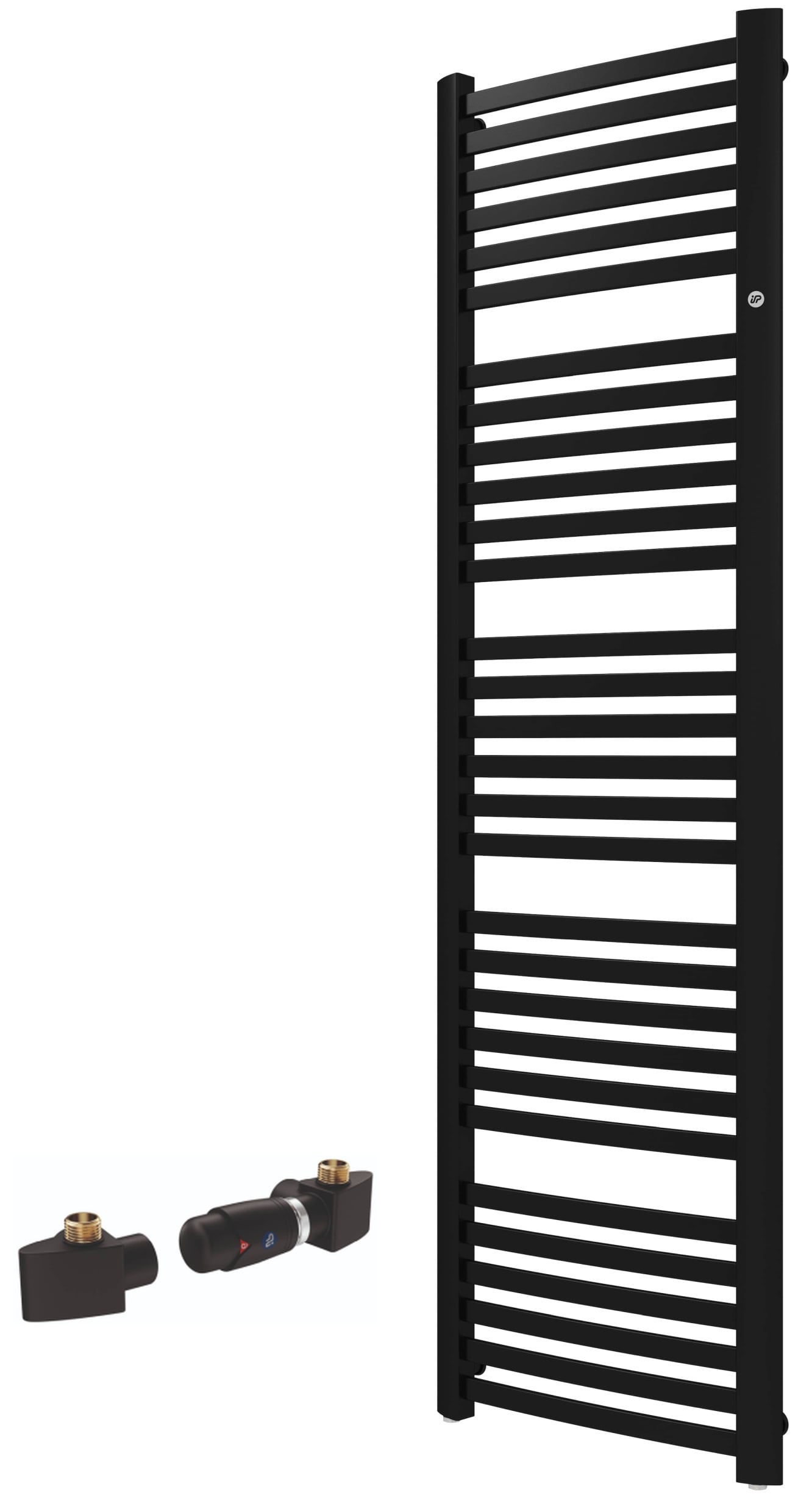 Készlet fürdőszoba radiátor Instal Projekt Retto RET-50/180C31, termosztatikus készlet Instal Projekt Z17 606400001C31