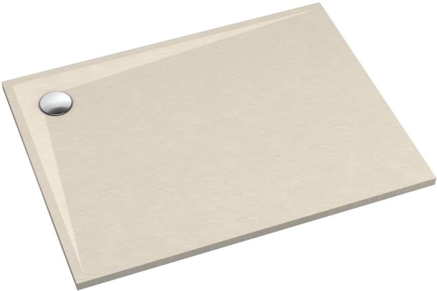 Schedline Libra Cashmere Stone téglalap alakú zuhanytálca 100x80 cm bézs 3SP.L1P-80100/PK/ST