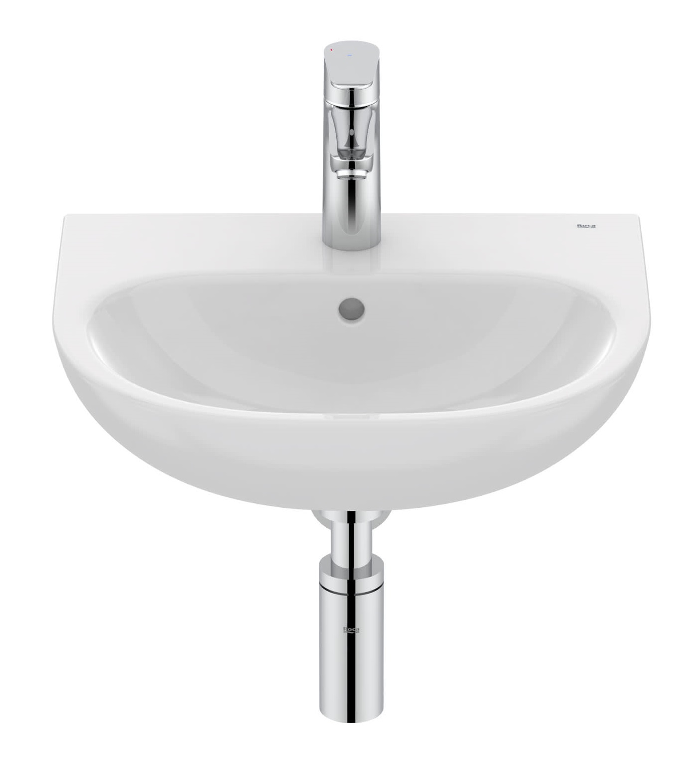 Roca Victoria mosdótál 45x38 cm félkör alakú fehér A325V04000