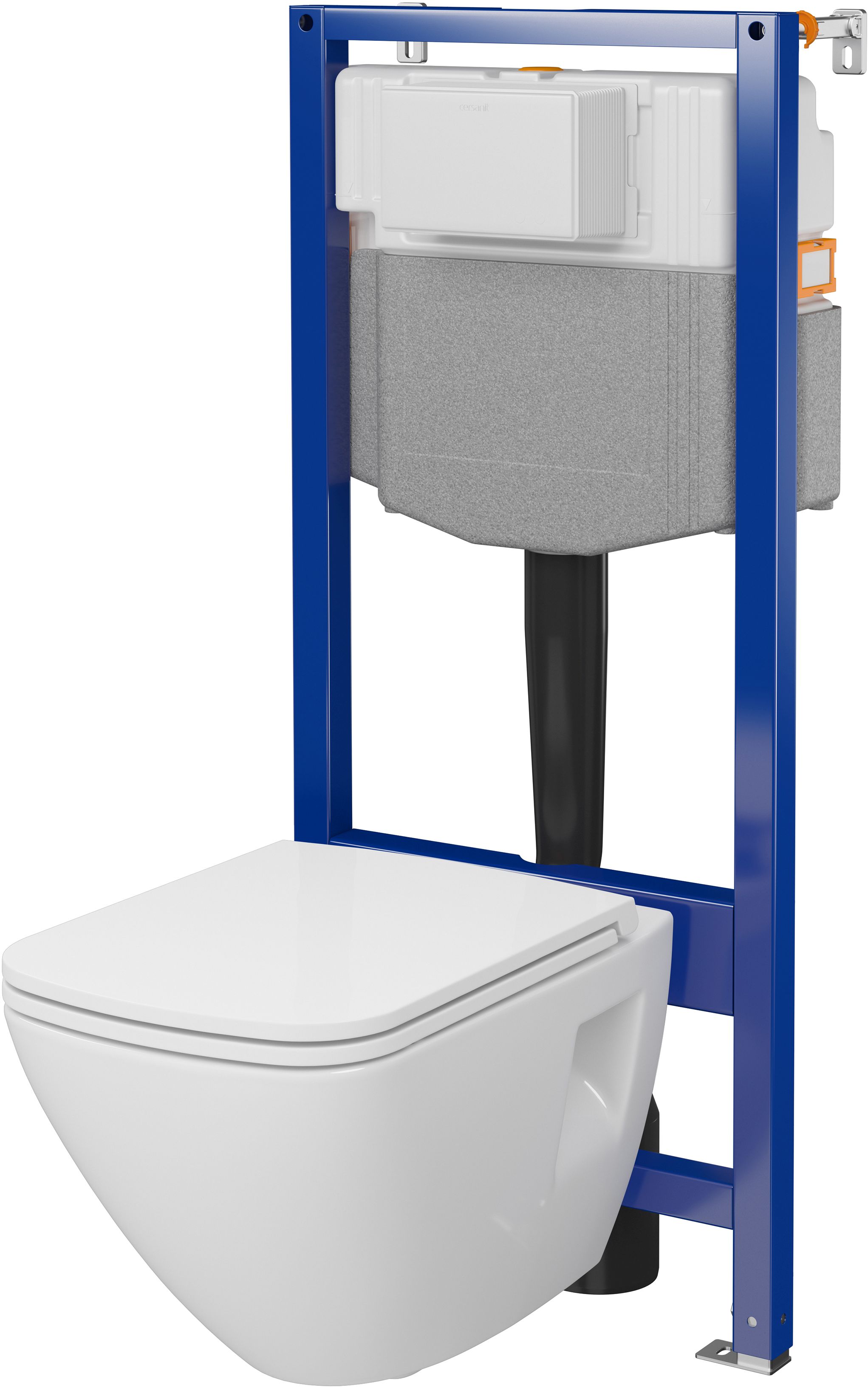 Cersanit Moduo wc-keret tálal és ülőkével S4027-003