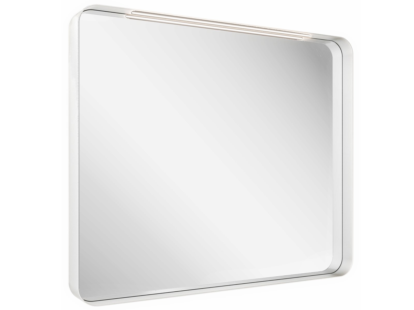 Ravak Strip tükör 90.6x70.6 cm négyszögletes világítással fehér X000001568