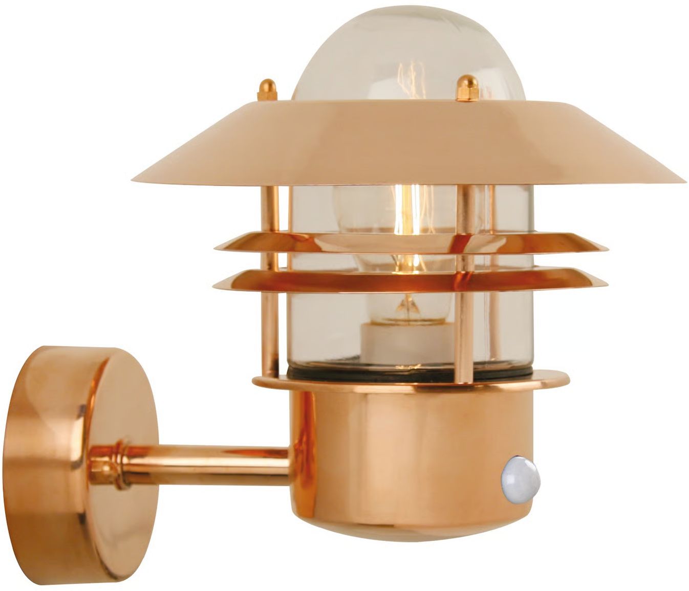 Nordlux Blok kültéri fali lámpa 1x60 W réz 25031030