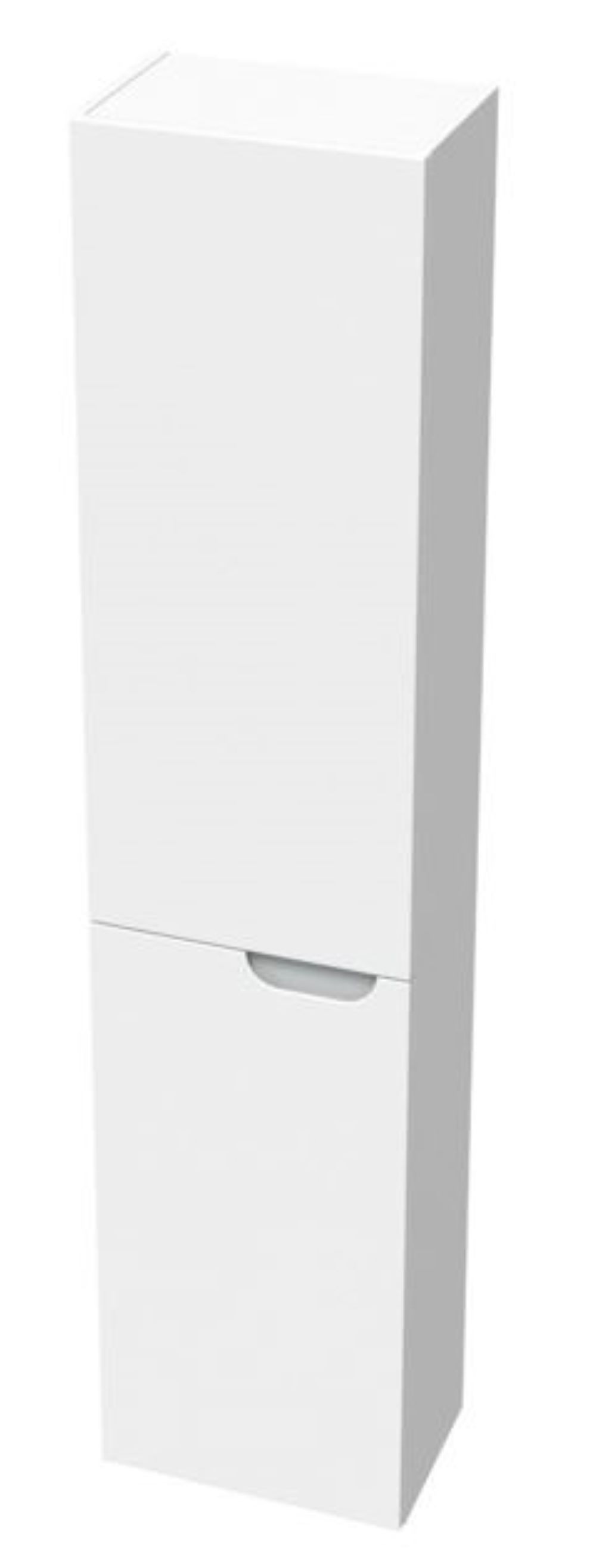 Ravak Classic II szekrény 40x26x160 cm oldalra akasztható fehér-szürke X000001473
