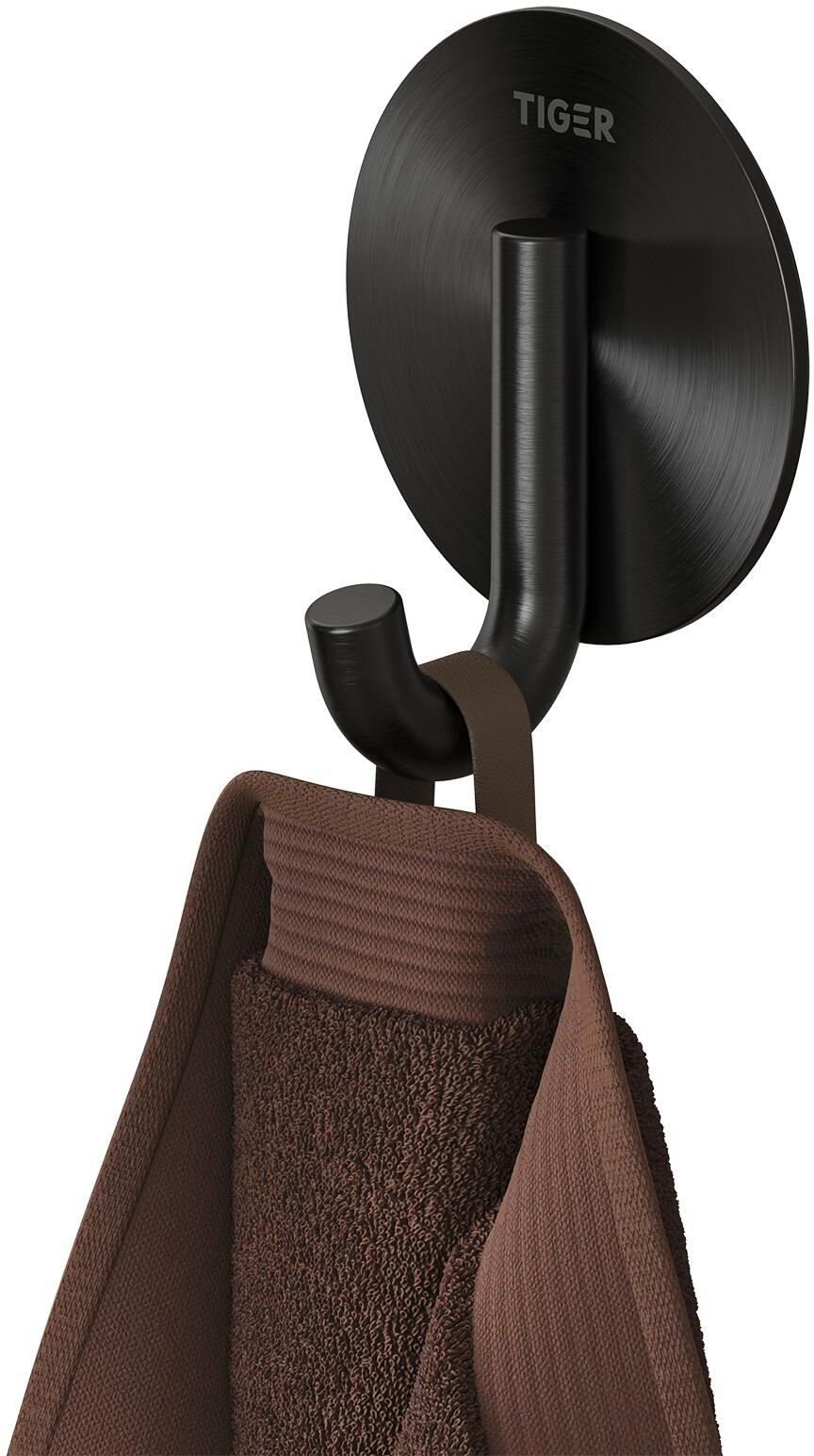 Tiger Classic törölközőtartó fekete 800736