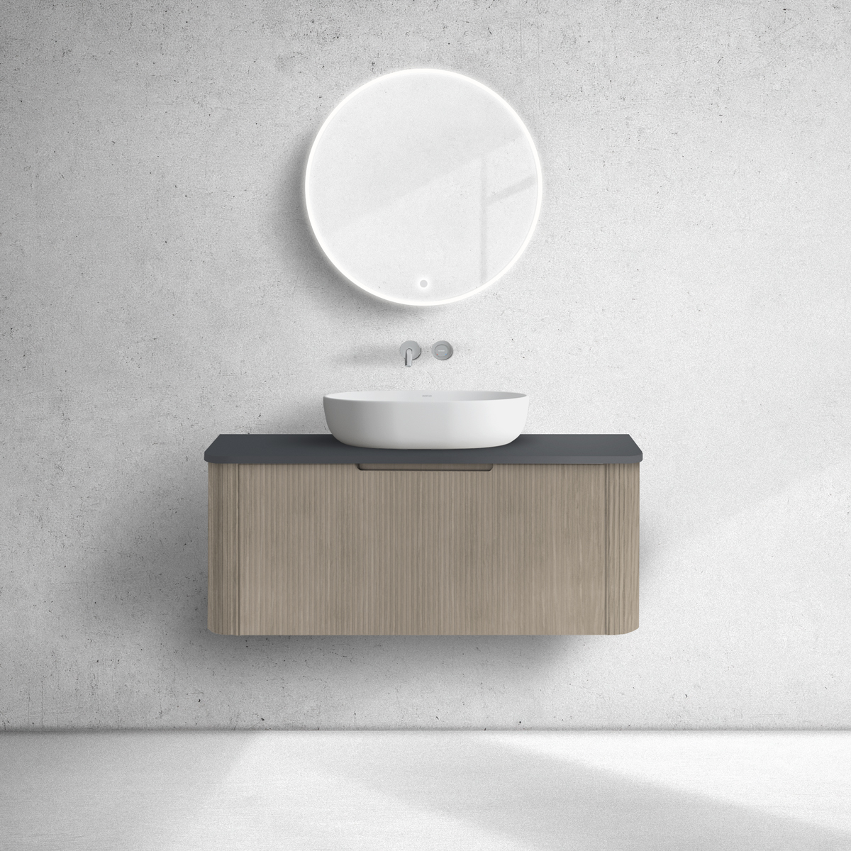 Készlet szekrény Oltens Hamnes 60024060, szekrény feletti pult Oltens Hamnes 63014300