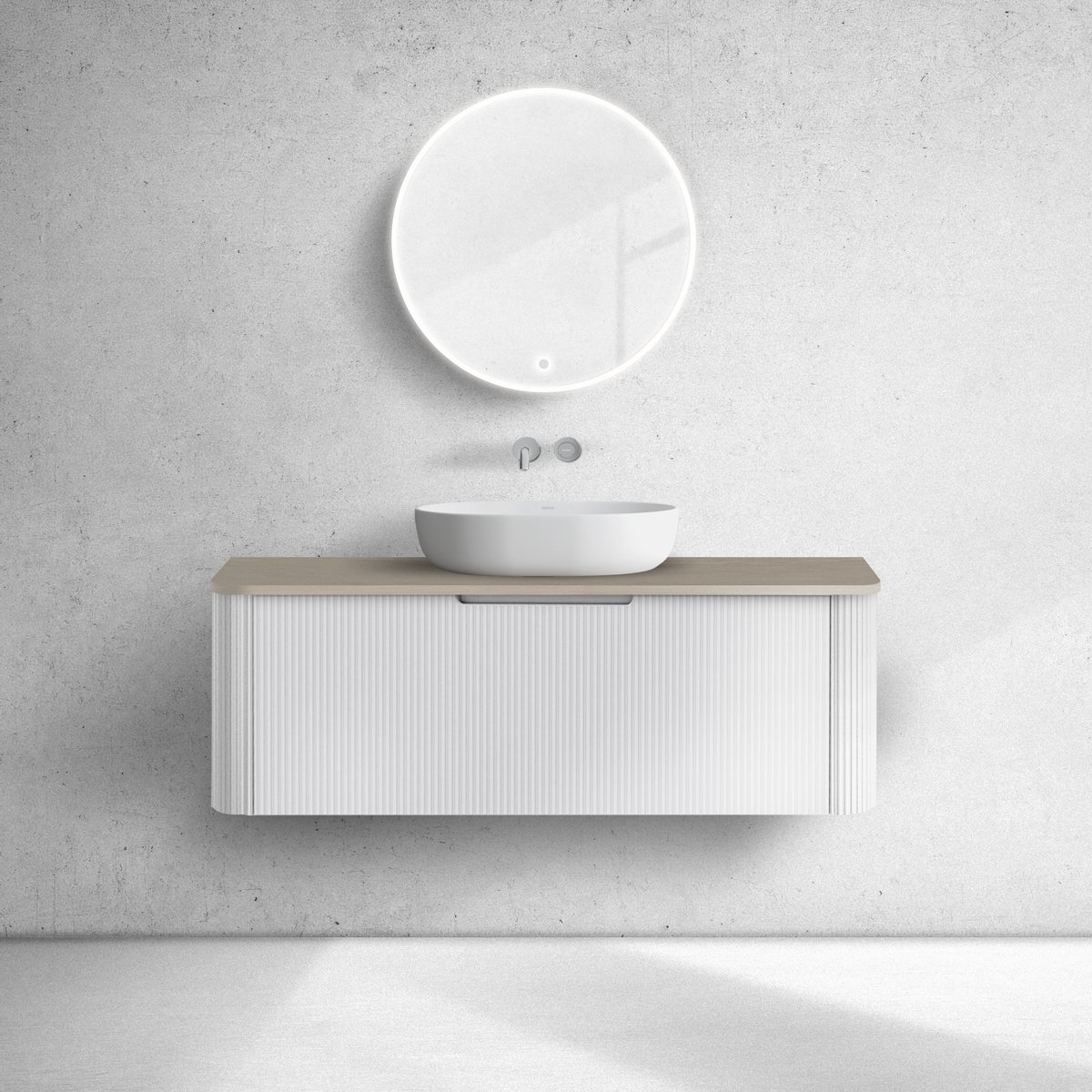 Készlet szekrény Oltens Hamnes 60025000, szekrény feletti pult Oltens Hamnes 63015060