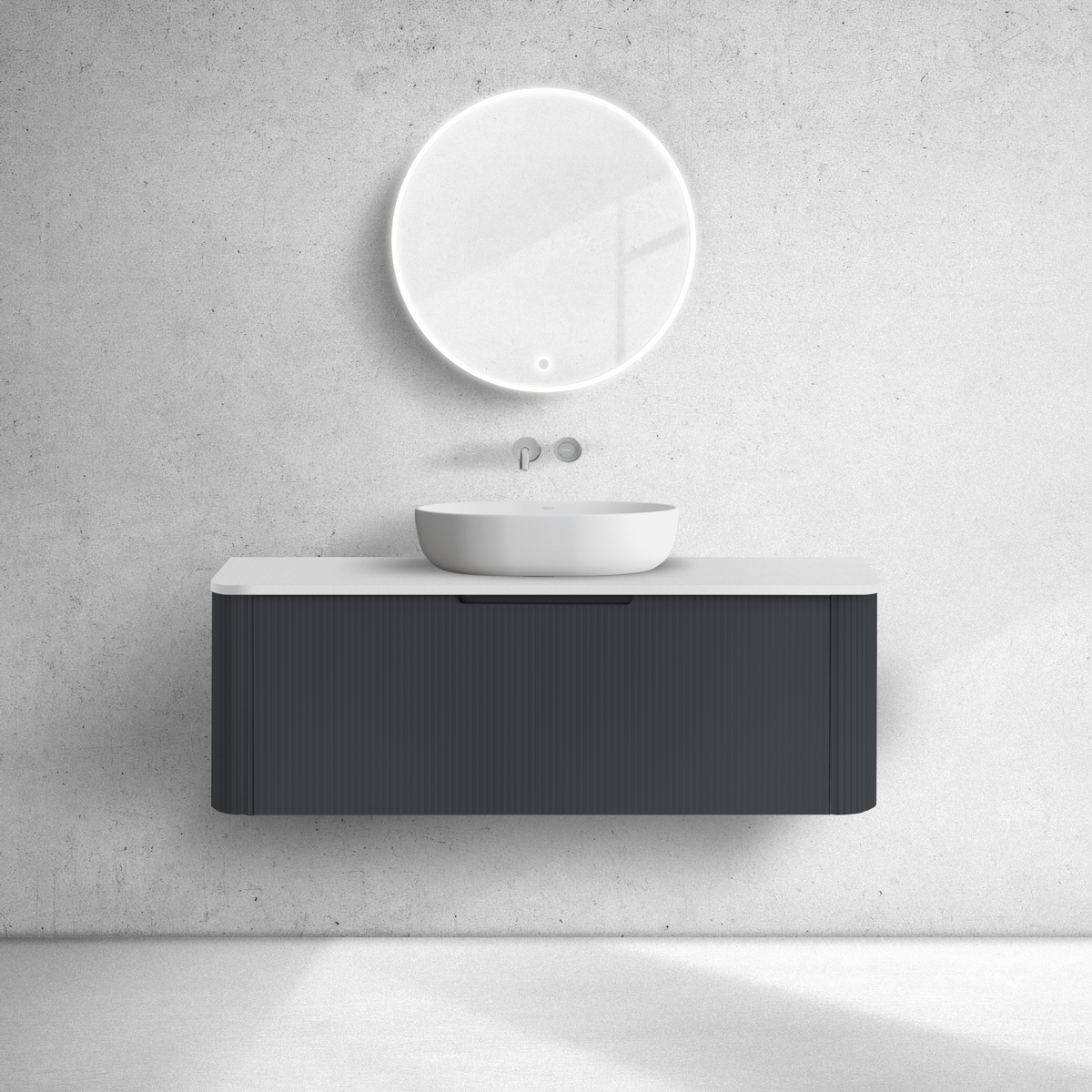 Készlet szekrény Oltens Hamnes 60025300, szekrény feletti pult Oltens Hamnes 63015000