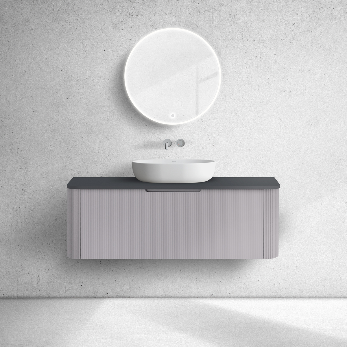 Készlet szekrény Oltens Hamnes 60025900, szekrény feletti pult Oltens Hamnes 63015300