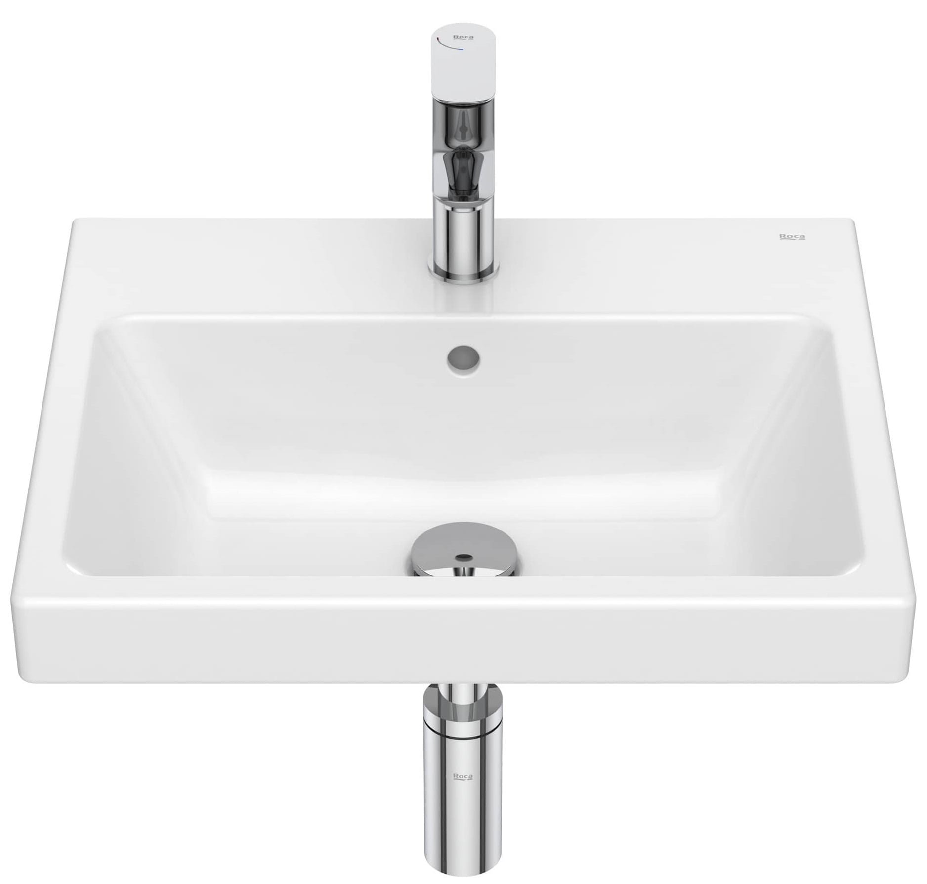 Roca Gap mosdótál 45x42 cm négyszögletes klasszikus fehér A3270YWS00