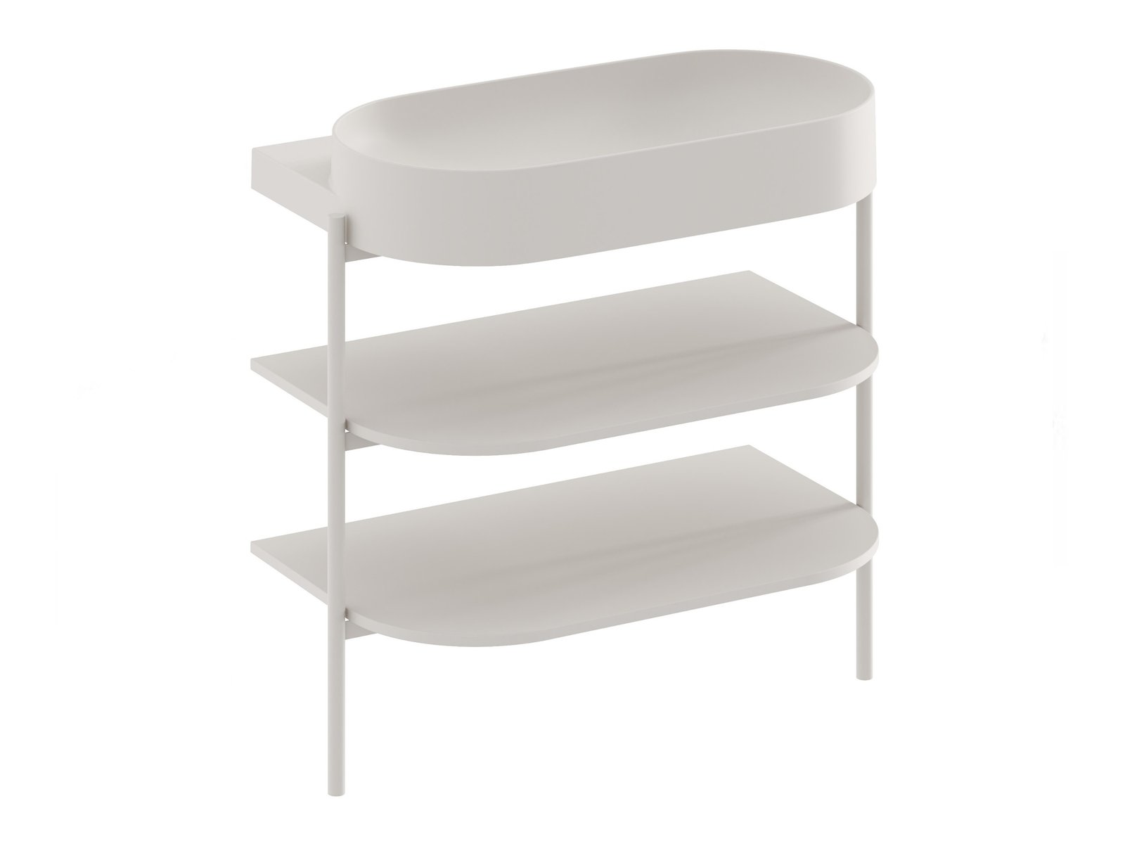 Ravak Yard konzol 86.8x49.5x76.5 cm mosdó alatt álló D80000O006