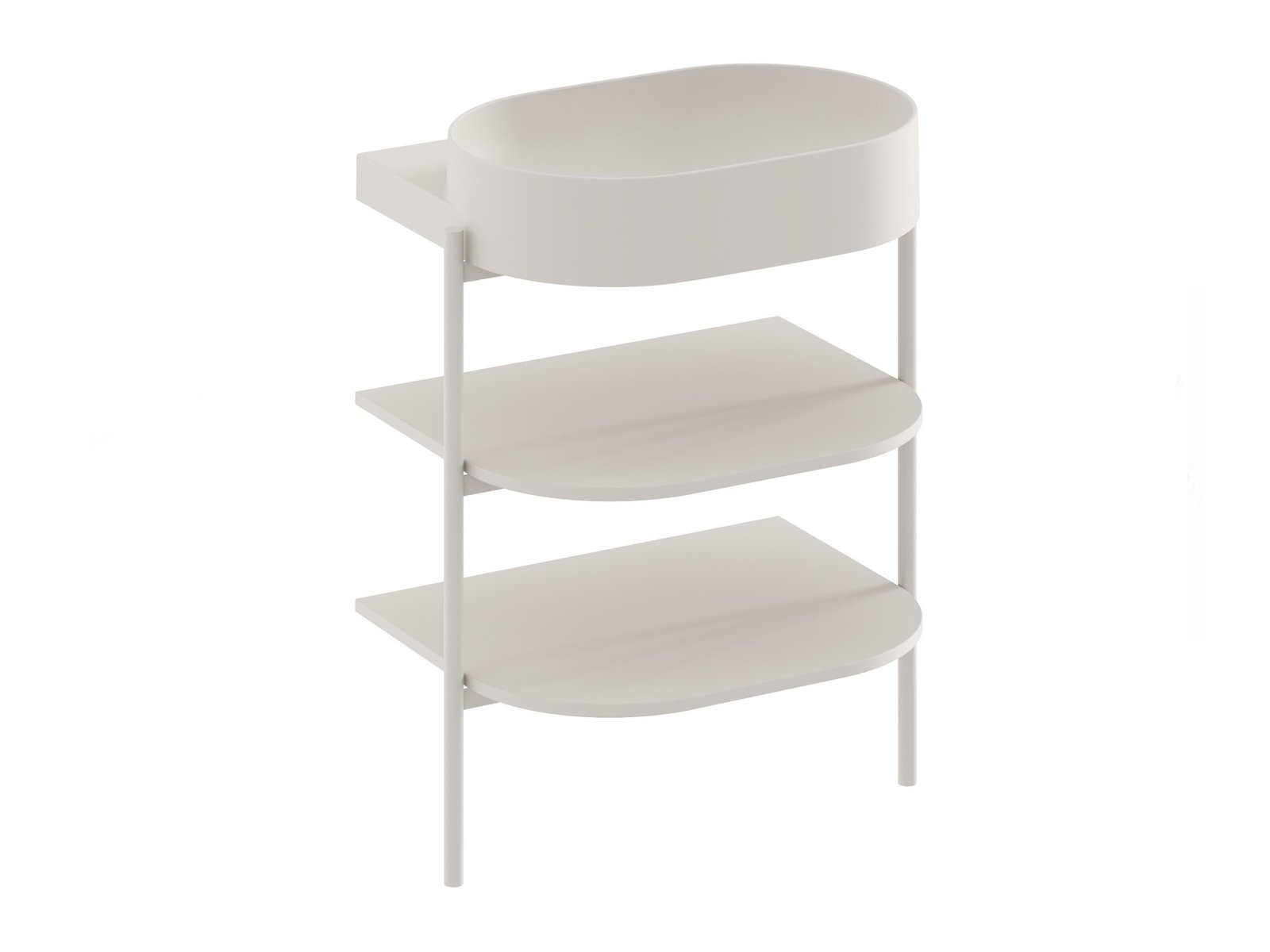 Ravak Yard konzol 66.8x49.5x76.5 cm mosdó alatt álló D80000O005