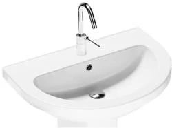 Hatria Erika Pro Q mosdótál 62x46 cm ovális klasszikus fehér 00YXJE01
