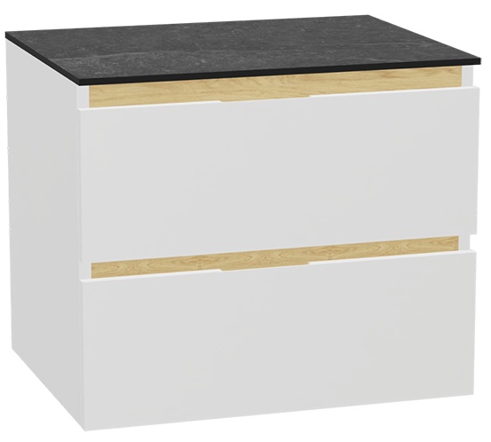 Készlet szekrénytest Excellent Tuto 2.0 MLEX.2172.600.WHBL, szekrény feletti pult Excellent Tuto 2.0 MLEX.2116.600.MA, MLEX.2151.600.01.WH