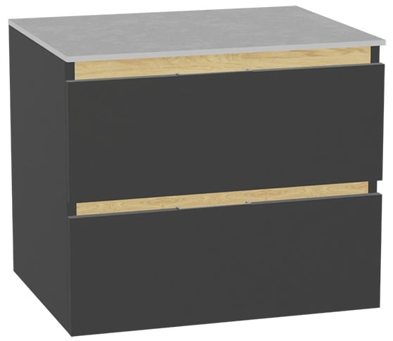 Készlet szekrénytest Excellent Tuto 2.0 MLEX.2172.600.GRBL, szekrény feletti pult Excellent Tuto 2.0 MLEX.2116.600.SJ, MLEX.2151.600.01.GR