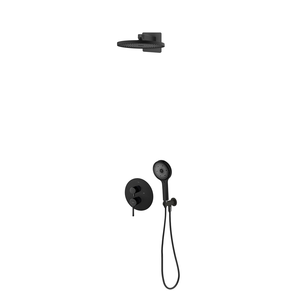 Készlet kád és zuhany csaptelep Oltens Rann 34111300, fejzuhany Oltens Vann 37007300, 39403300, 37107300, 39304300, 37200300