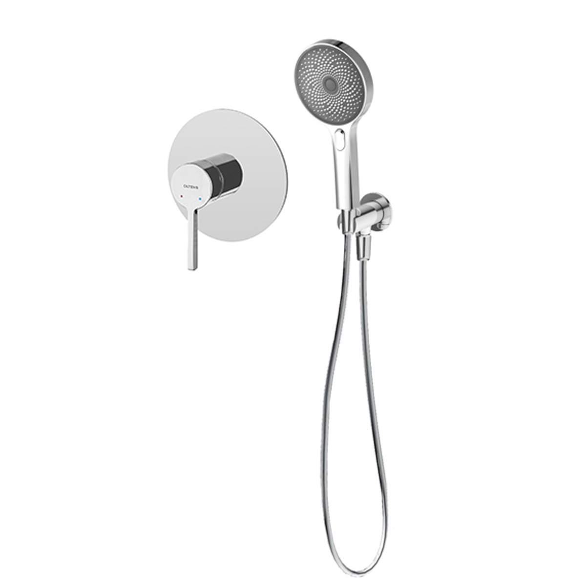 Készlet zuhanycsaptelep Oltens Rann 33107100, zuhanyfej Oltens Havis EasyClick 37107100, 39304100, 37200100