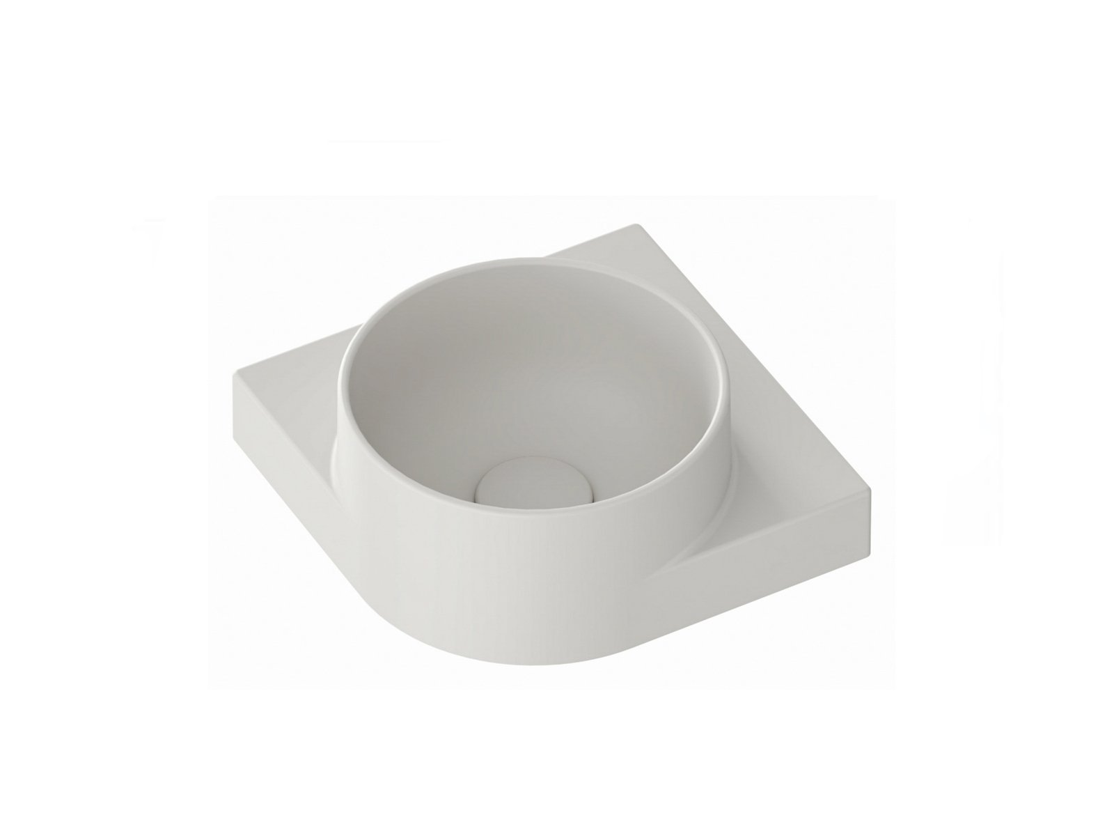 Ravak Yard mosdótál 28x28 cm félkör alakú klasszikus XJX0O228000