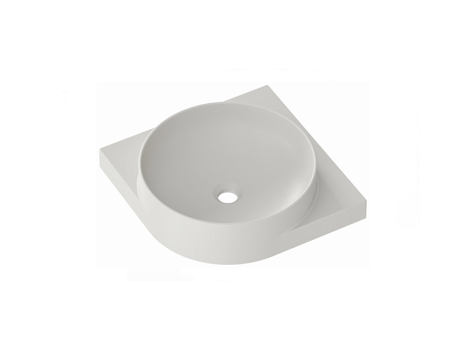 Ravak Yard mosdótál 45x45 cm félkör alakú klasszikus XJX0O045000