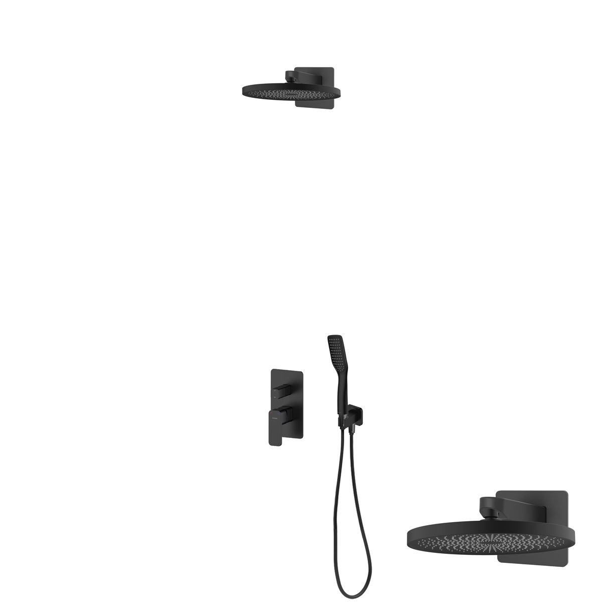 Készlet kád és zuhany csaptelep Oltens Hadsel 34108300, fejzuhany Oltens Vann 37007300, 39403300, 39306300, 37200300, 37111300