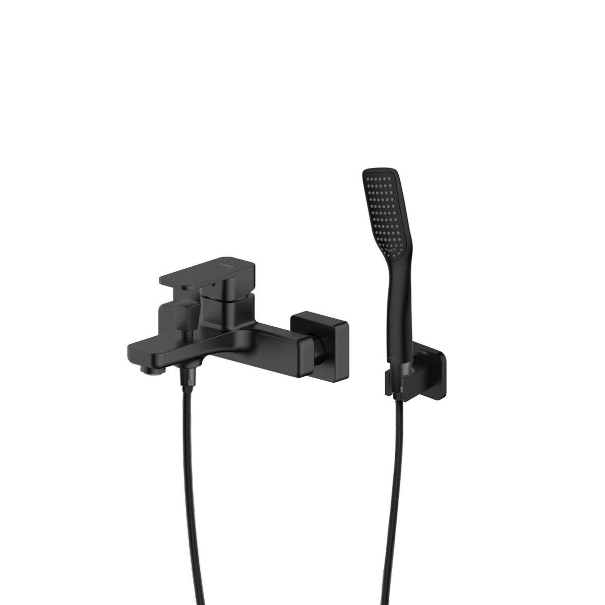 Készlet kád és zuhany csaptelep Oltens Hadsel 34006300, zuhanytartó Oltens Hald 37403300, 37200300, 37111300