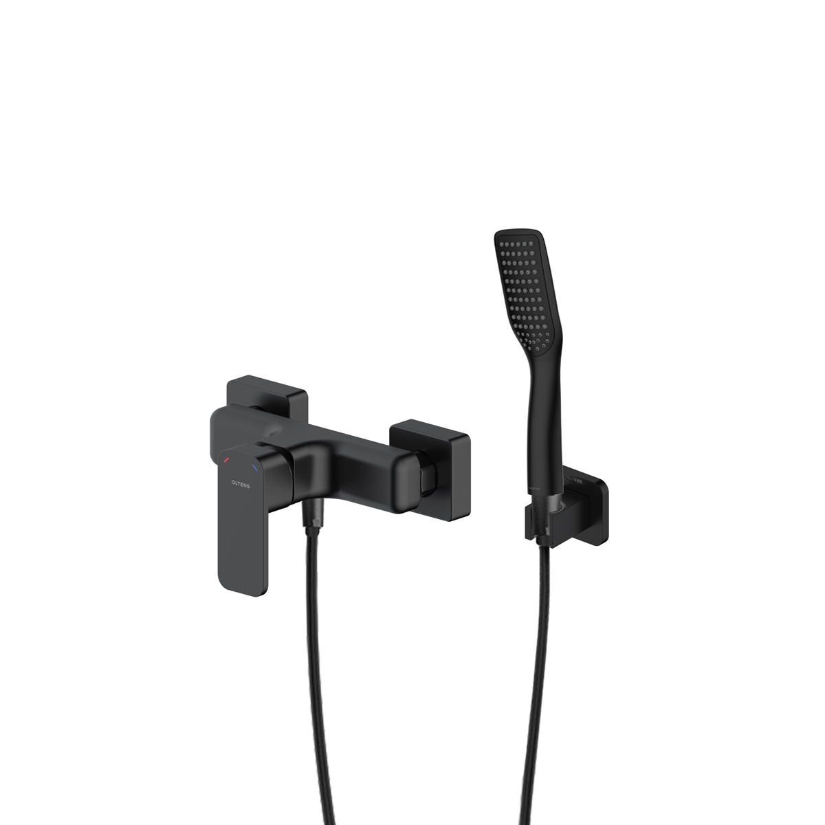 Készlet zuhanycsaptelep Oltens Hadsel 33006300, zuhanytartó Oltens Hald 37403300, 37200300, 37111300