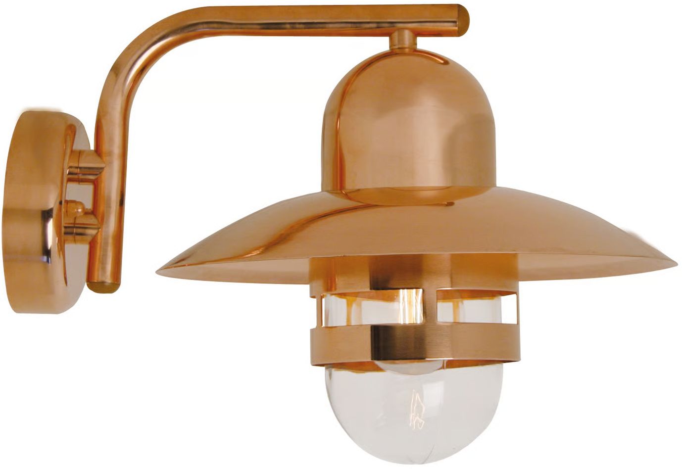 Nordlux Nibe kültéri fali lámpa 1x60 W réz 24981030