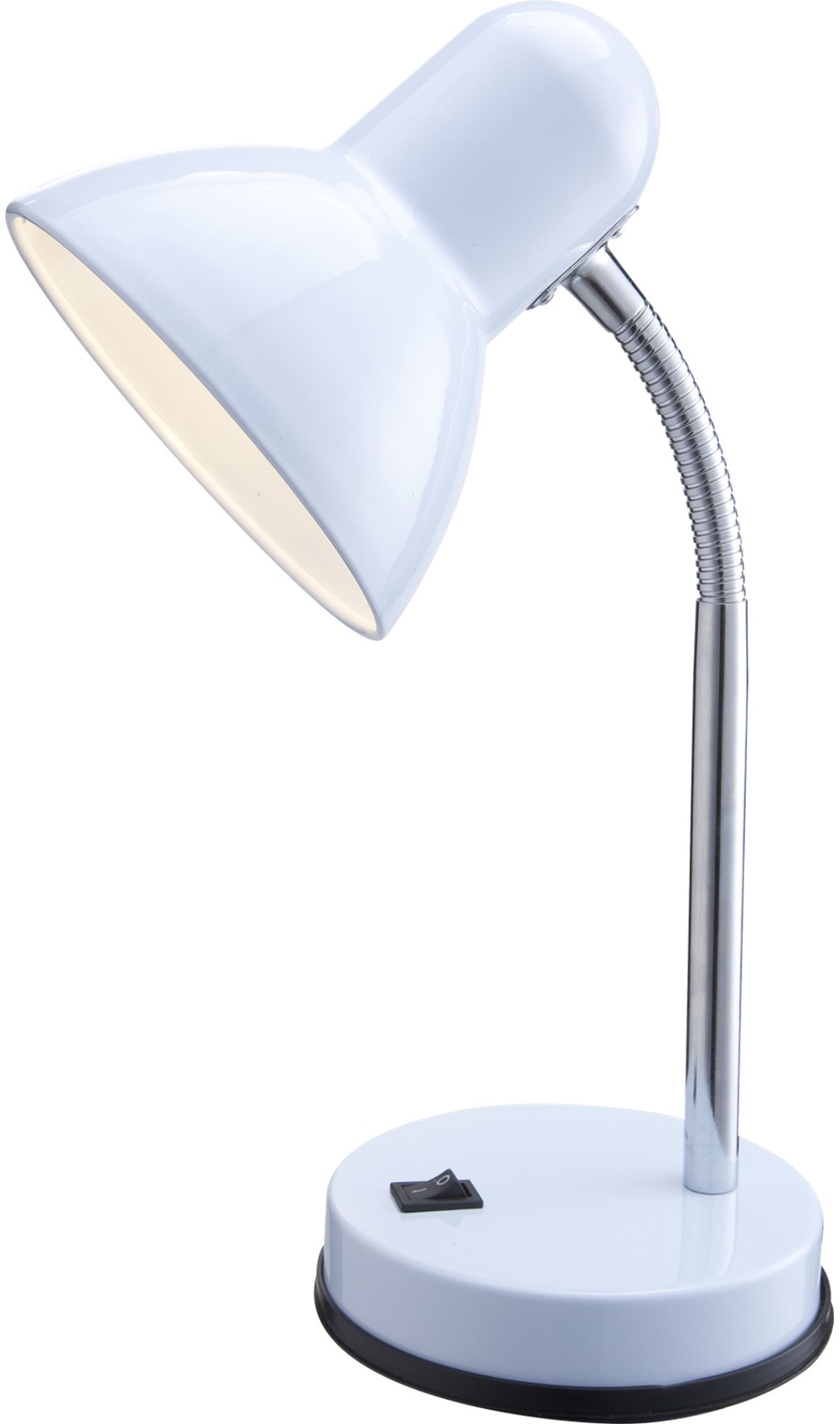 Globo Lighting Basic asztali lámpa 1x40 W fehér-króm 2485