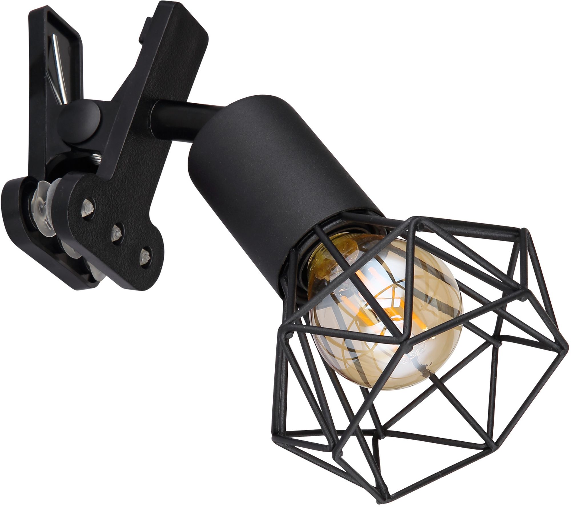 Globo Lighting Xara I oldalfali lámpa 1x40 W fekete 54802SK