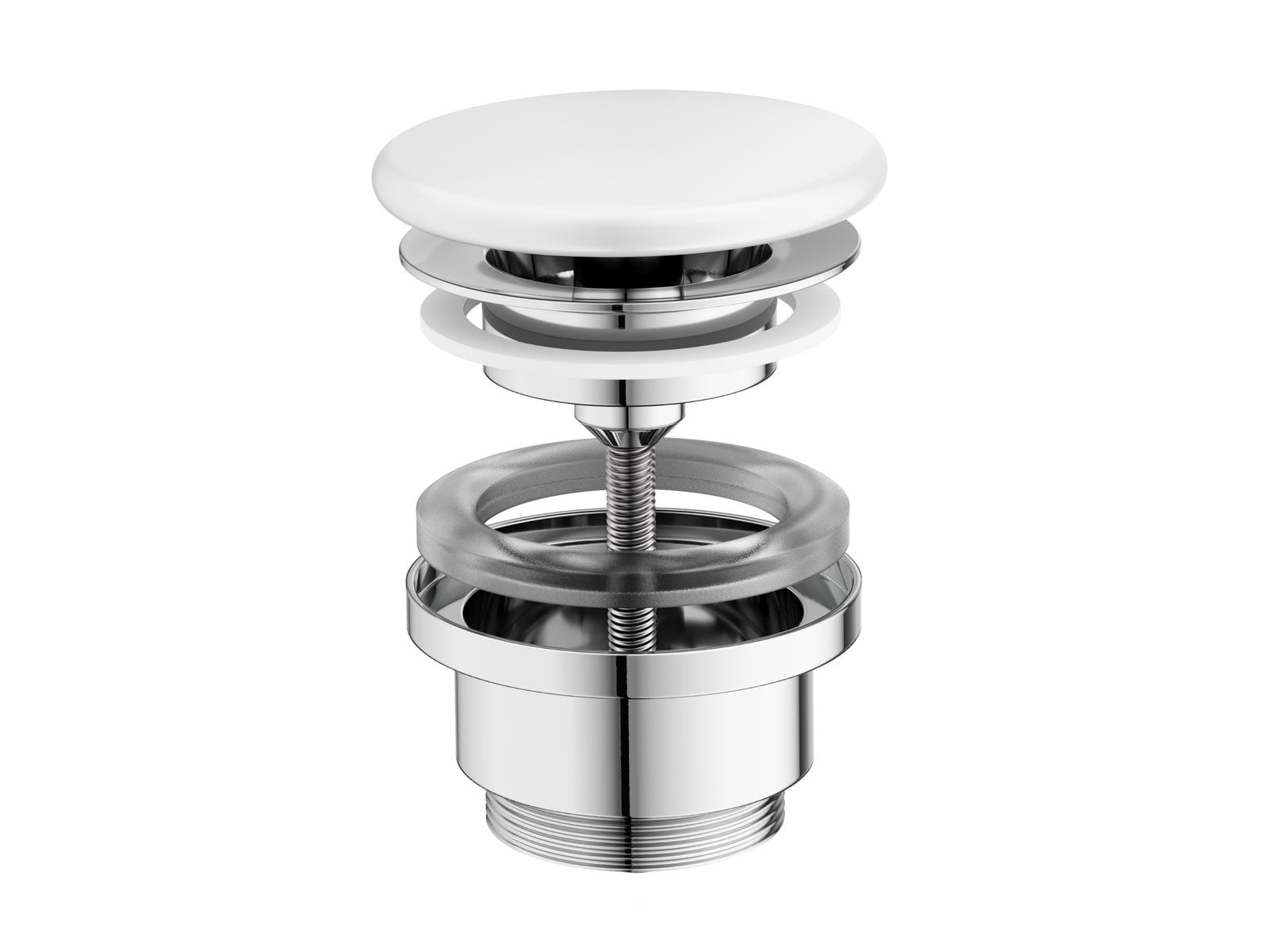 Ravak Flat mosdó dugó fehér X01919