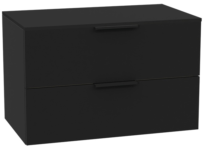 Készlet szekrénytest Excellent Tuto 2.0 MLEX.2172.800.BKBL, szekrény feletti pult Excellent Tuto 2.0 MLEX.2111.800.BK, MLEX.2151.800.01.BK