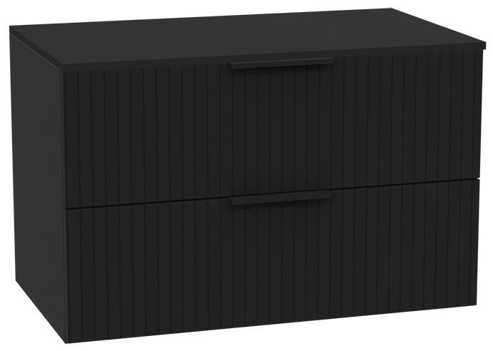 Készlet szekrénytest Excellent Tuto 2.0 MLEX.2172.800.BKBL, szekrény feletti pult Excellent Tuto 2.0 MLEX.2111.800.BK, MLEX.2151.800.03.BK