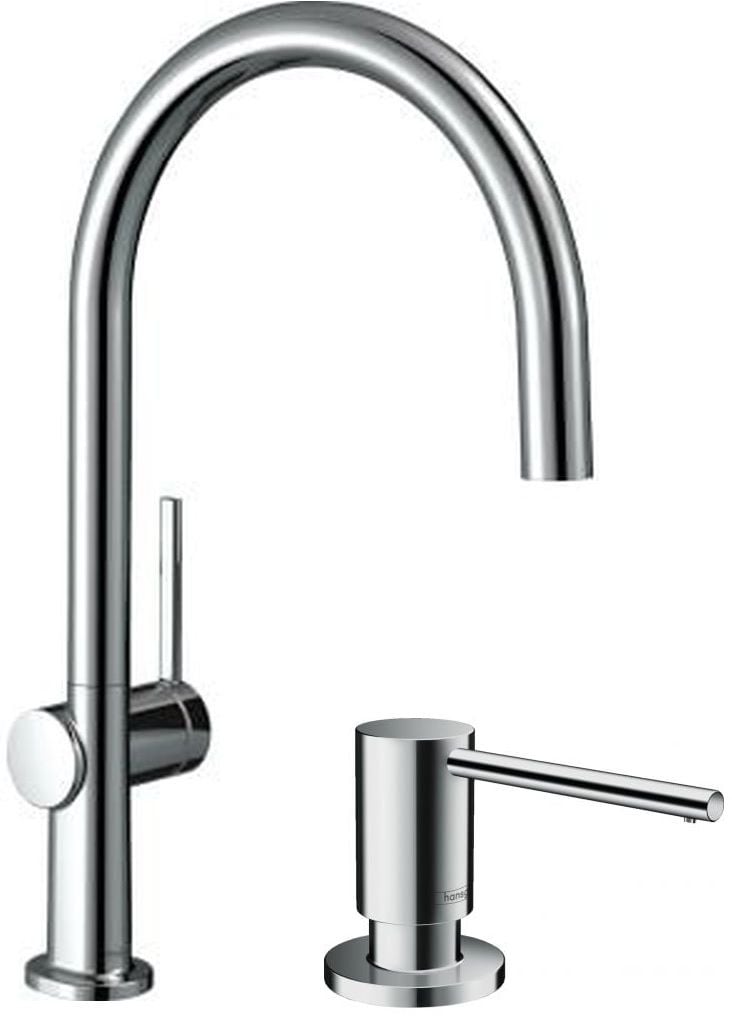 Készlet konyhai csaptelep Hansgrohe Talis M54 72843000, folyadékadagoló Hansgrohe 40438000