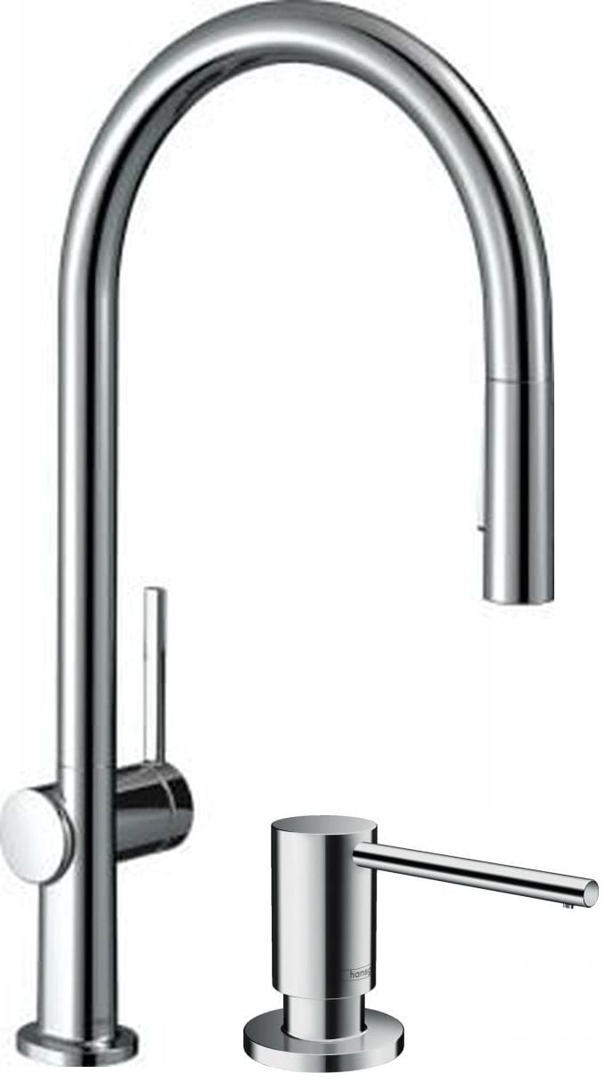 Készlet konyhai csaptelep Hansgrohe Talis M54 72801000, folyadékadagoló Hansgrohe 40438000
