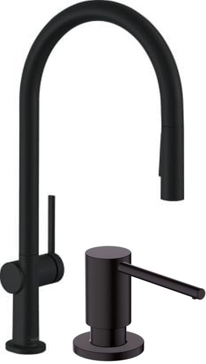 Készlet konyhai csaptelep Hansgrohe Talis M54 72801670, folyadékadagoló Hansgrohe A41 40438670