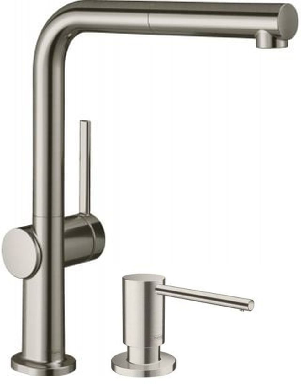 Készlet konyhai csaptelep Hansgrohe Talis M54 72809800, folyadékadagoló Hansgrohe A41 40438800
