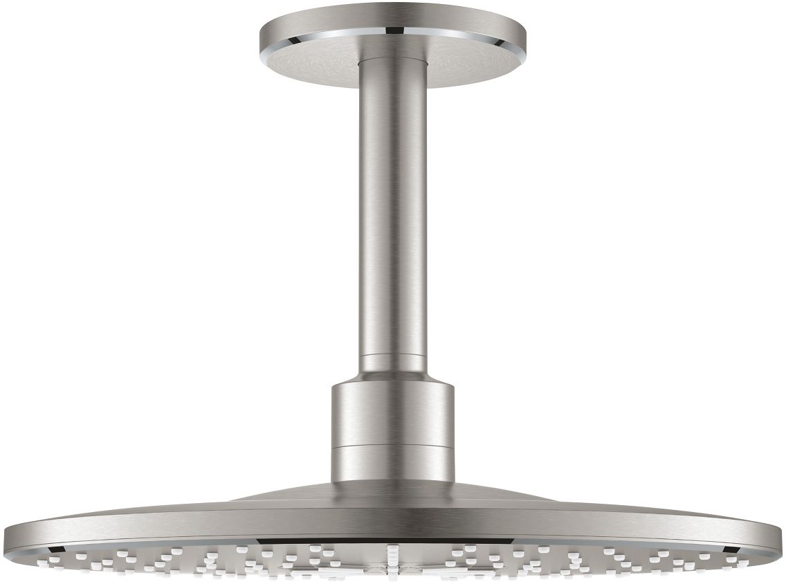 Grohe Rainshower fejzuhany karral 31x31 cm kerek acél 26477DC0