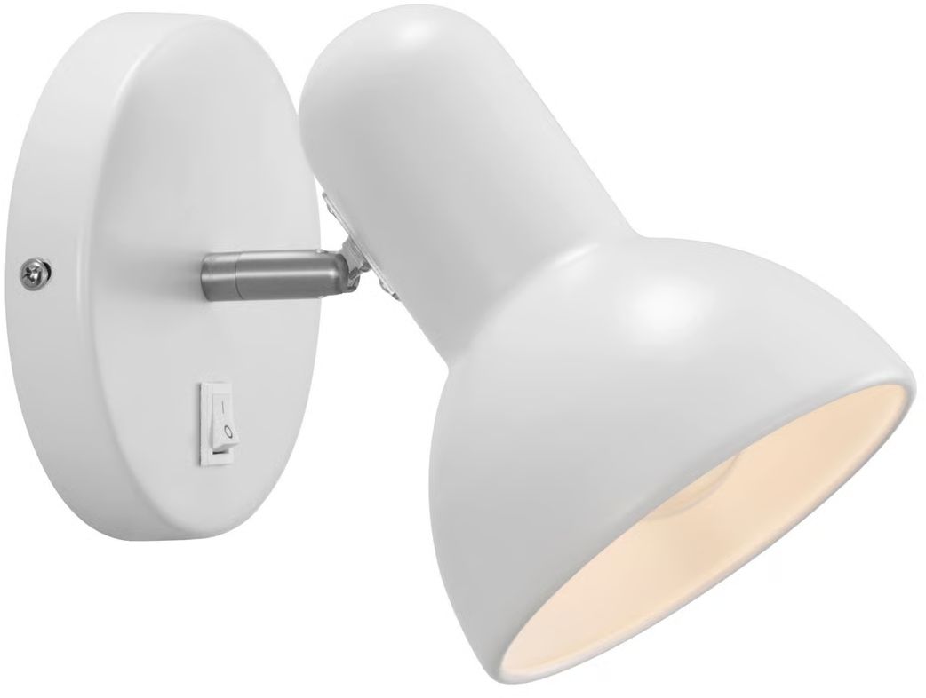 Nordlux Texas oldalfali lámpa 1x60 W fehér 47141001