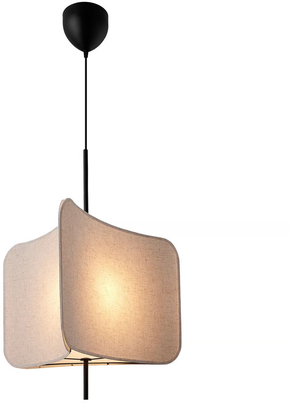 Nordlux Tinto függőlámpa 1x15 W fekete-bézs 2412173003