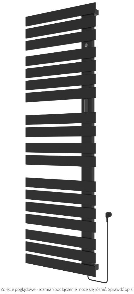Instal Projekt Nameless Smart Air Electro elektromos fűtés 183.5x60 cm fekete  NAMED-60/180C31U