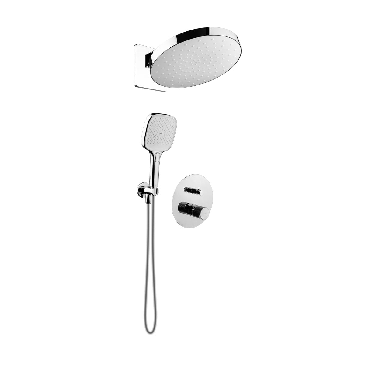 Készlet fejzuhany Ksuro 01 16000010, kád és zuhany csaptelep Ksuro 02 13006010, 16002010, 16004010, 19002010, 37200100