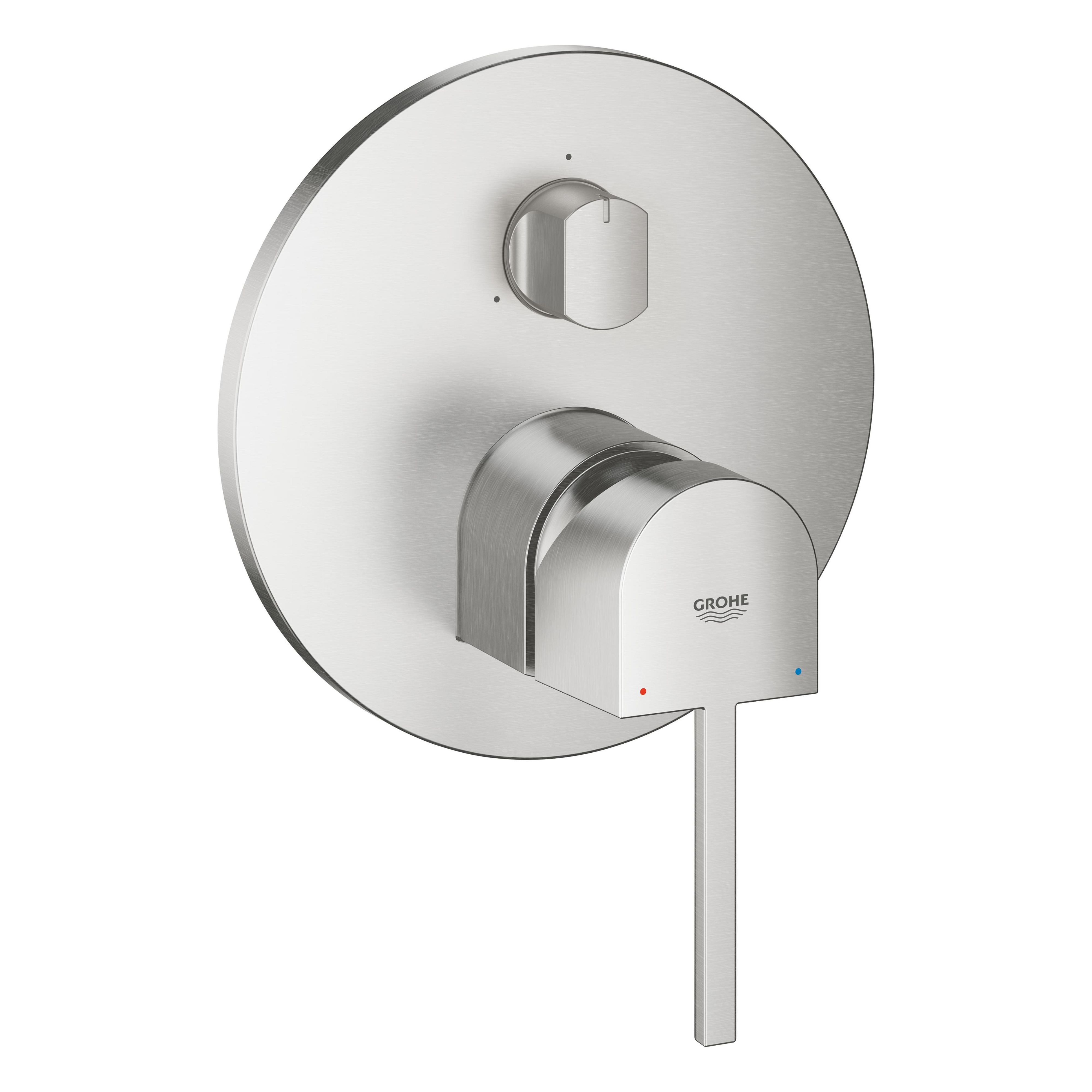 Grohe Plus kád és zuhany csaptelep süllyesztett SuperSteel 24093DC3