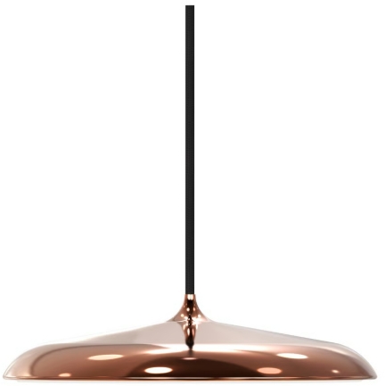 Nordlux Artist függőlámpa 1x14 W fekete-réz 2420203030