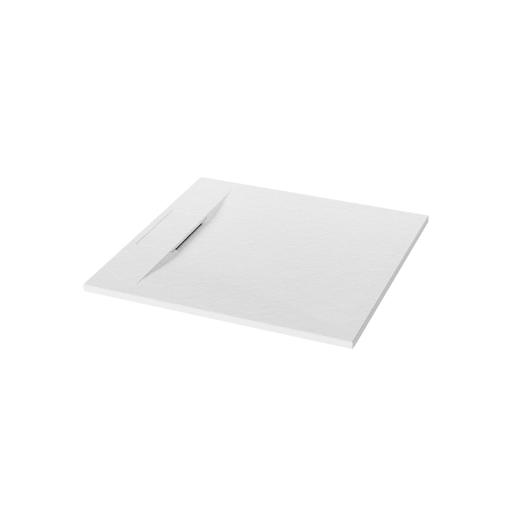 Invena Alvero négyzet alakú zuhanytálca 80x80 cm fehér AK-7B-808