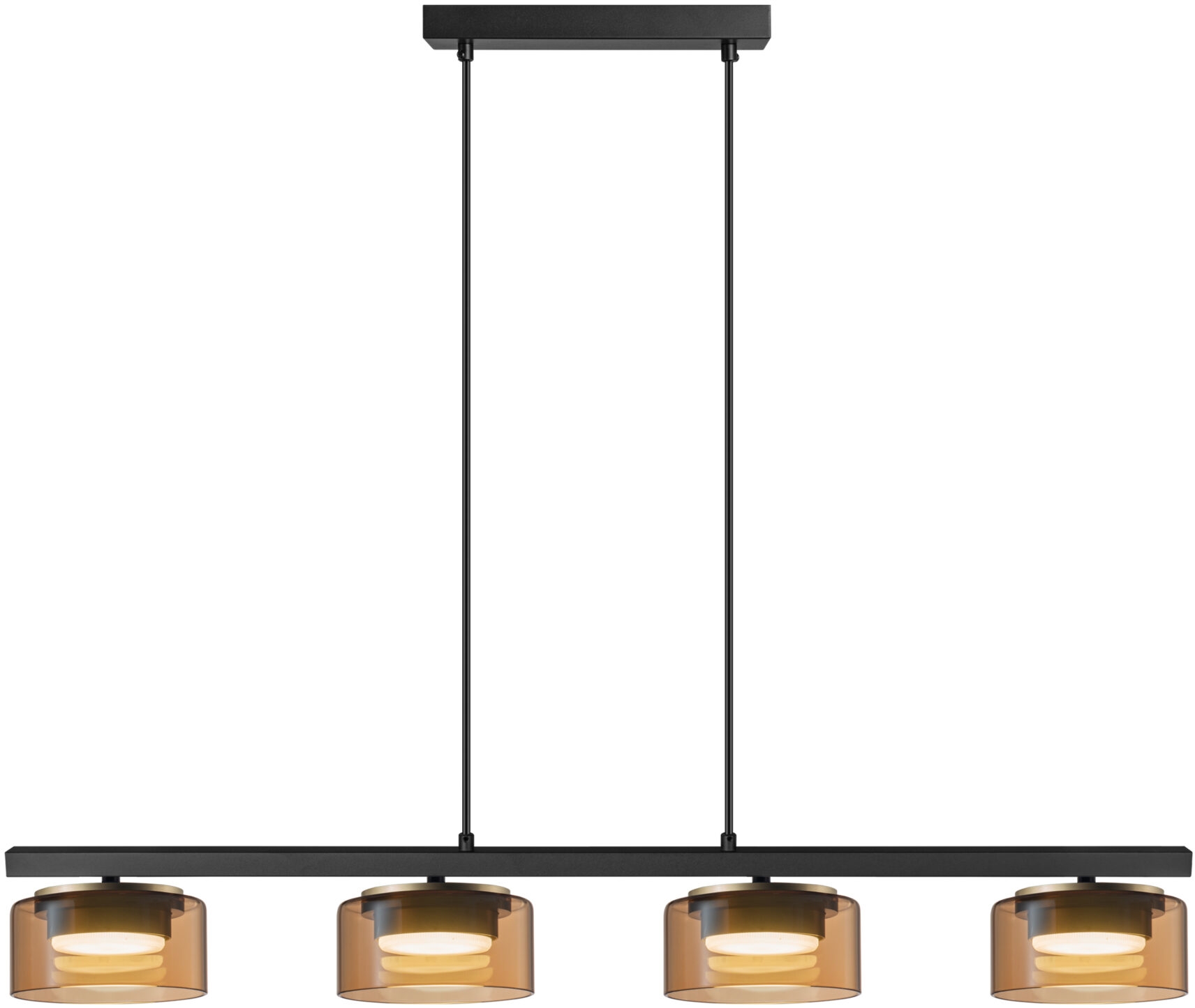 Goldlux Ofelia függőlámpa 4x10 W fekete 331311