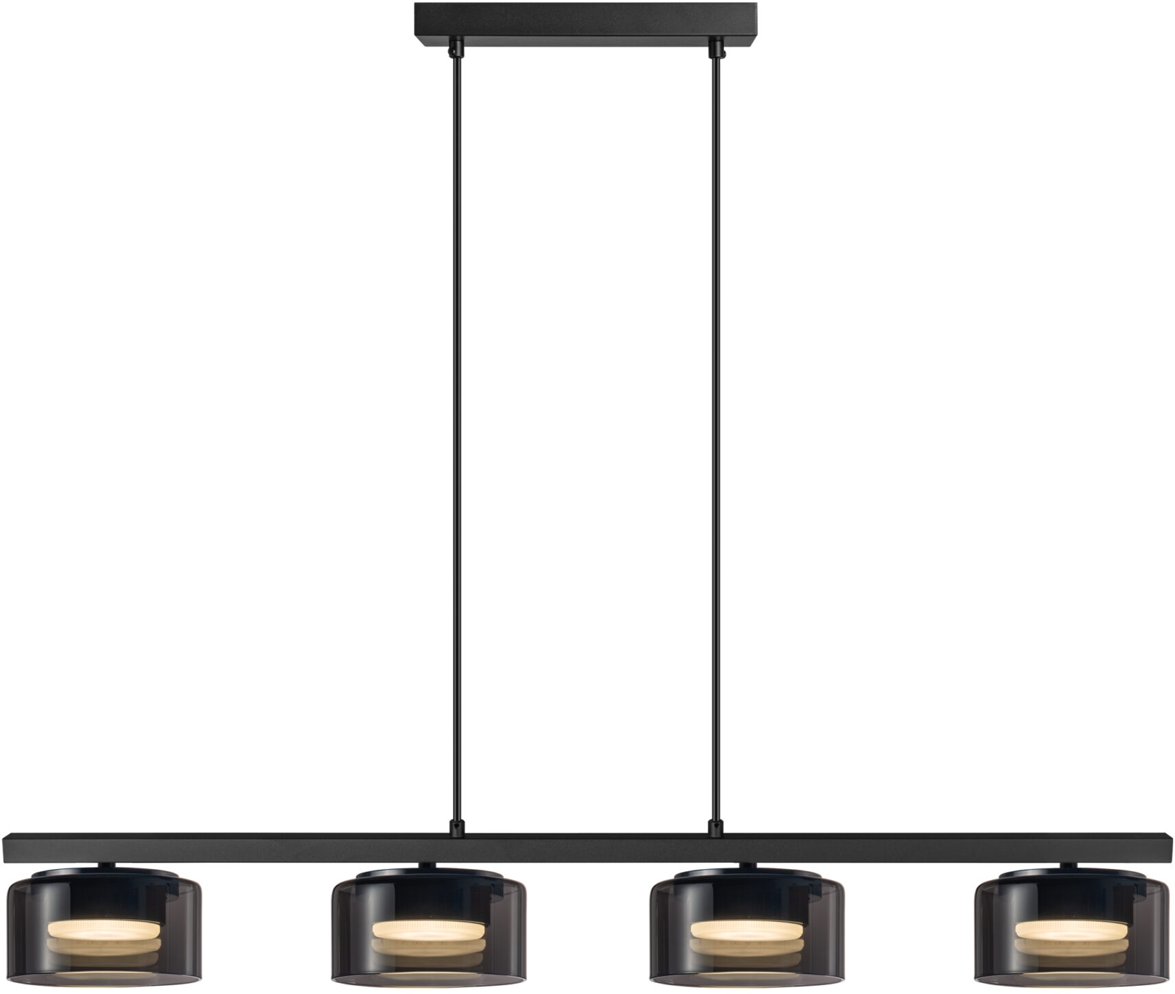 Goldlux Ofelia függőlámpa 4x10 W fekete 331304