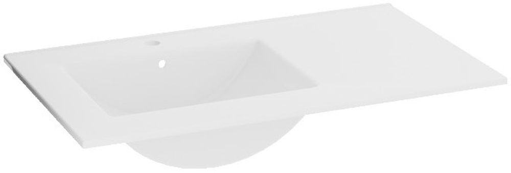 LaVita Mime mosdótál 91x46.5 cm négyszögletes beépíthető fehér 5900378339922